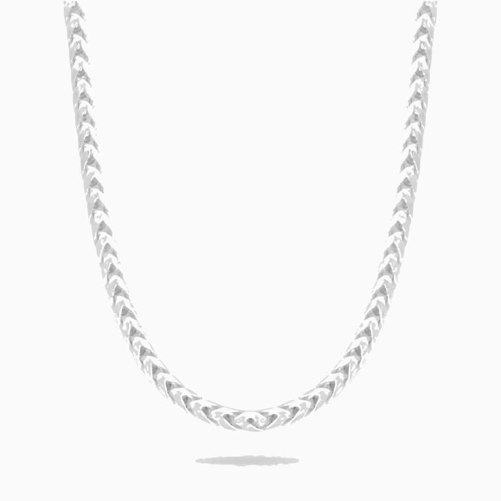 Silver 3MM Franco Chain Necklace
