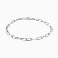Silver Paperclip Chain Bracelet