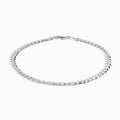 Silver Cuban Chain Anklet