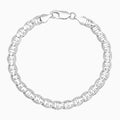 Silver Mariner Chain Link Anklet