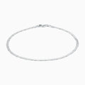 Silver Magic Herringbone Anklet