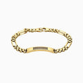 10K Gold Patterned ID Bracelet