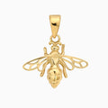14K GOLD QUEEN BEE PENDANT