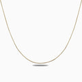 14K GOLD DAINTY BOX CHAIN NECKLACE