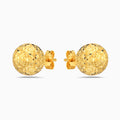 14K Gold Diamond Cut 8MM Ball Studs