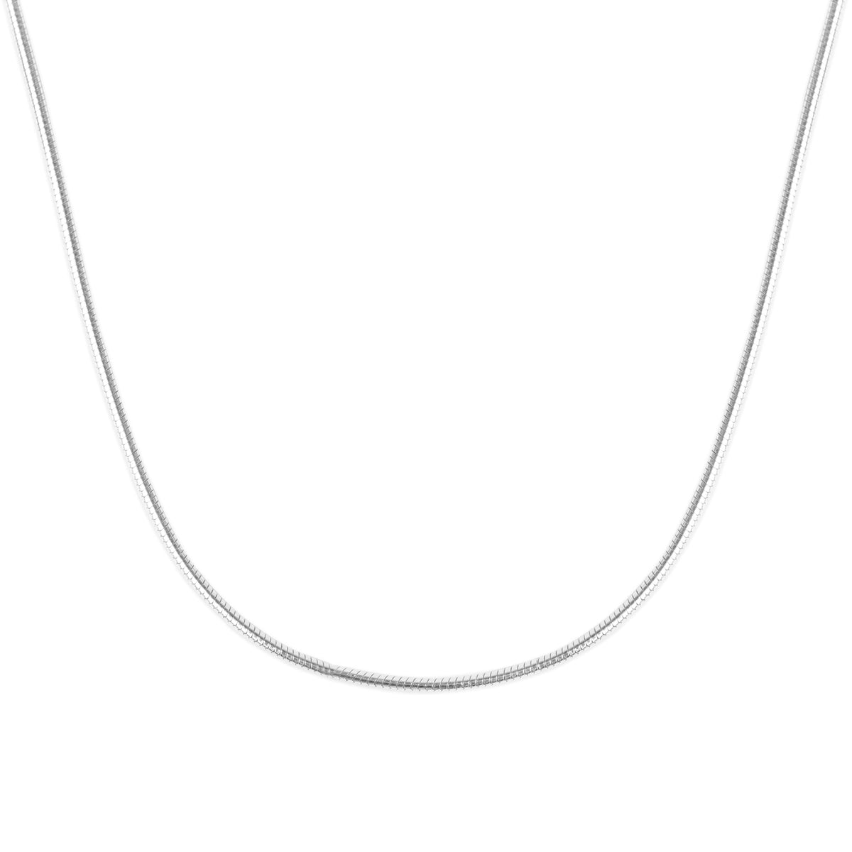 Sterling Silver Italian Magic Snake Chain Necklace