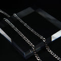 Sterling Silver 925 4MM Cuban Curb Chain Necklace
