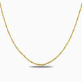18K Gold 1.8MM Singapore Chain Necklace
