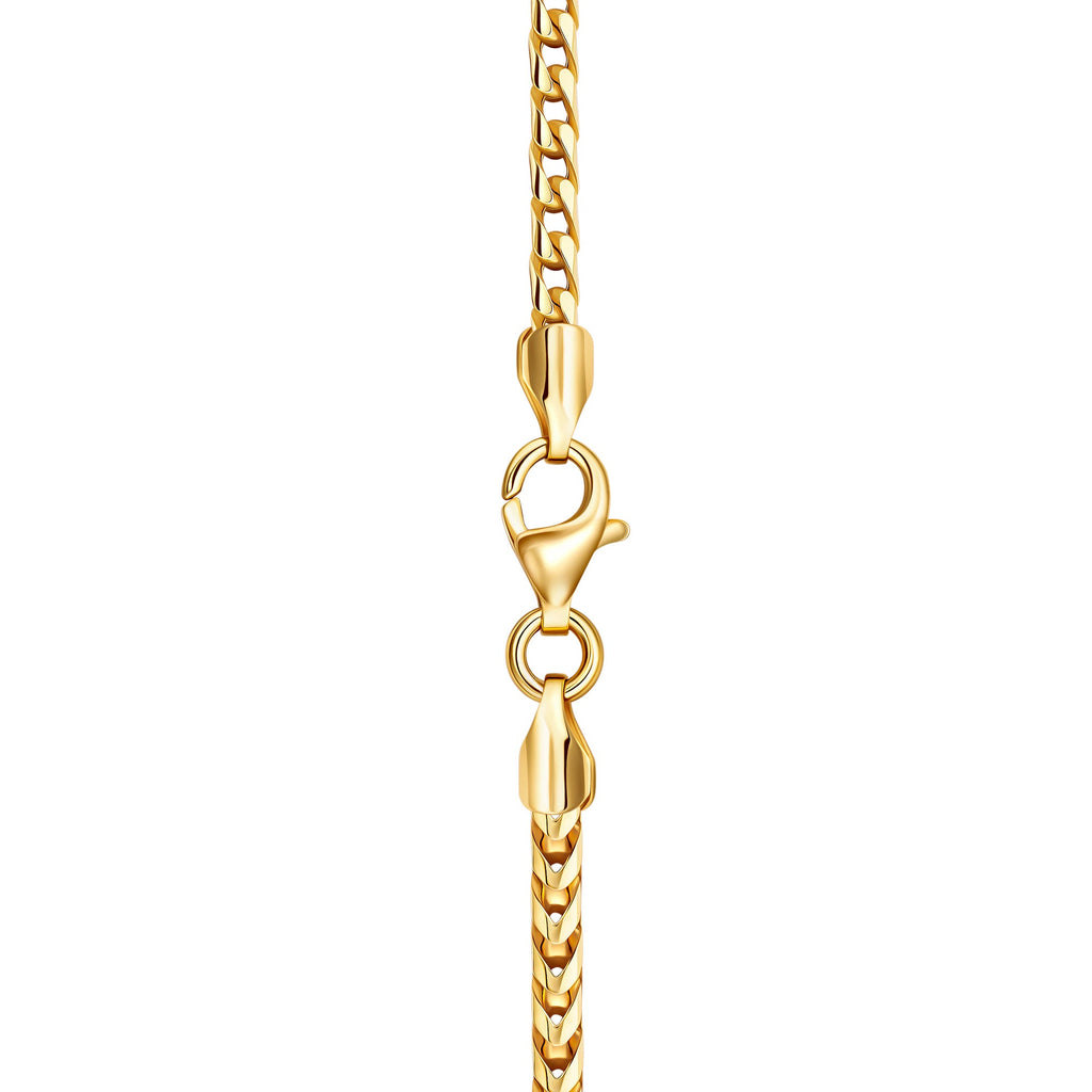 Silver 2.5MM Franco Chain Necklace