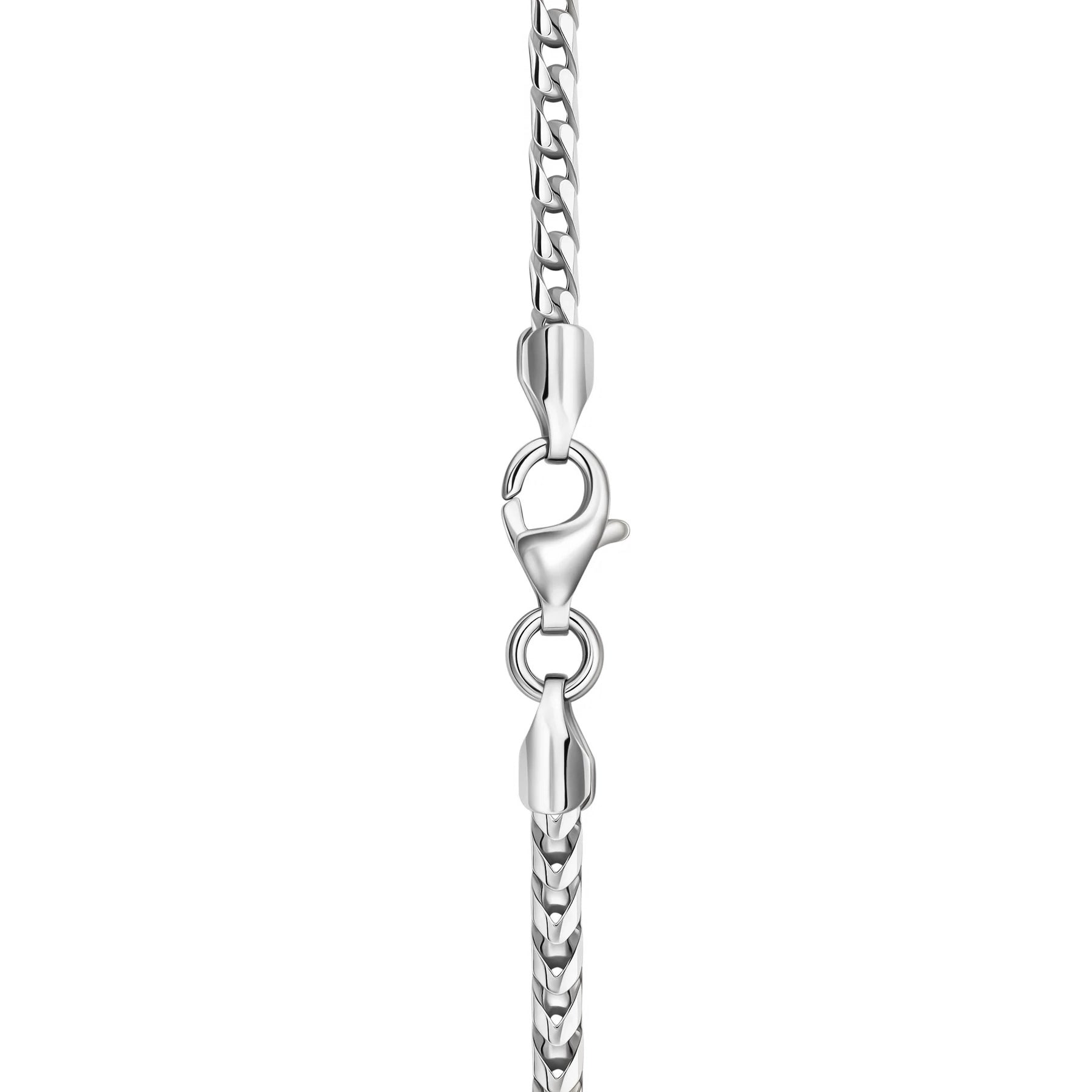 Silver 2.5MM Franco Chain Necklace