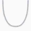 Silver Diamond Tennis Necklace