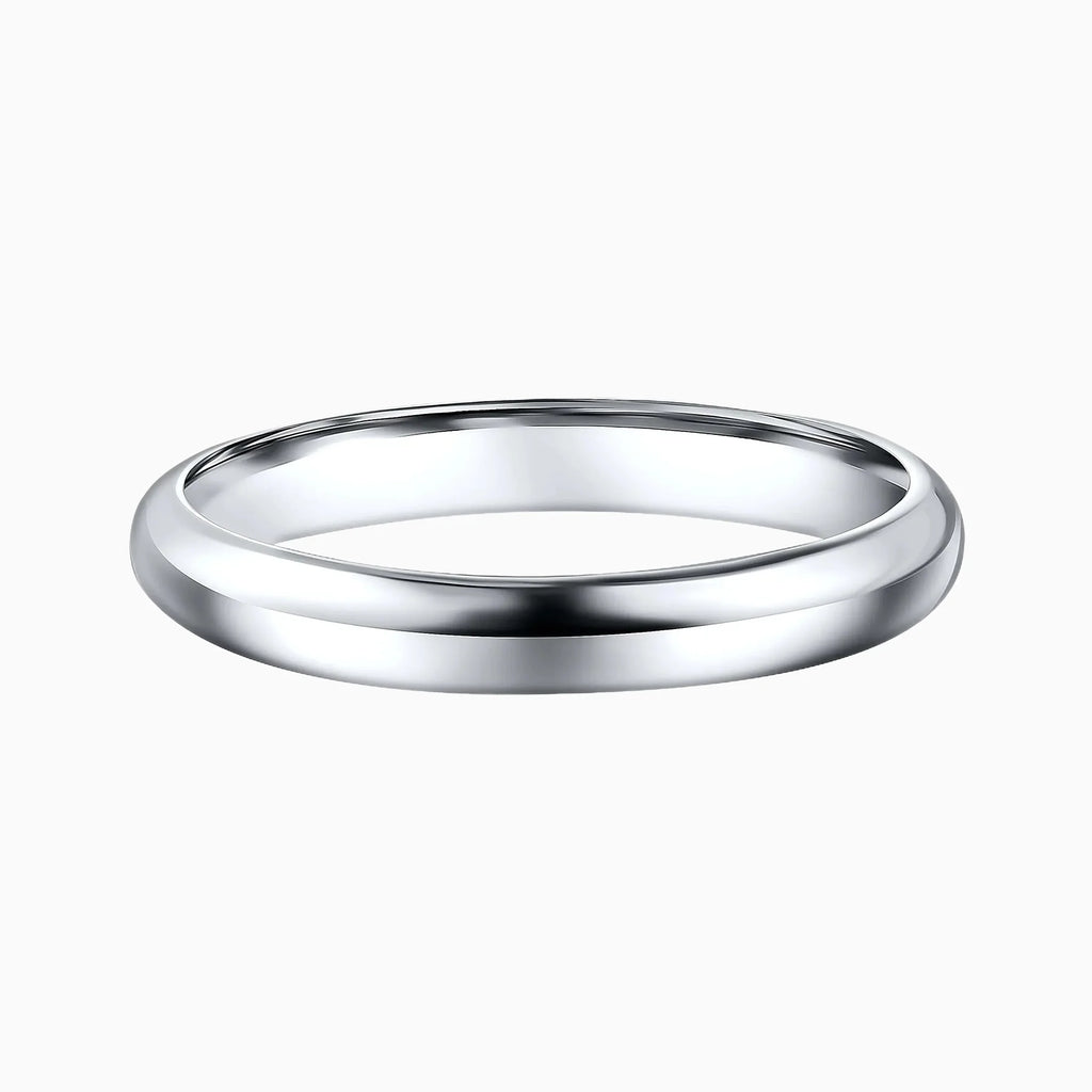 Sterling Silver Comfort Fit Wedding Band
