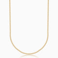 14K Gold Curb Chain Necklace