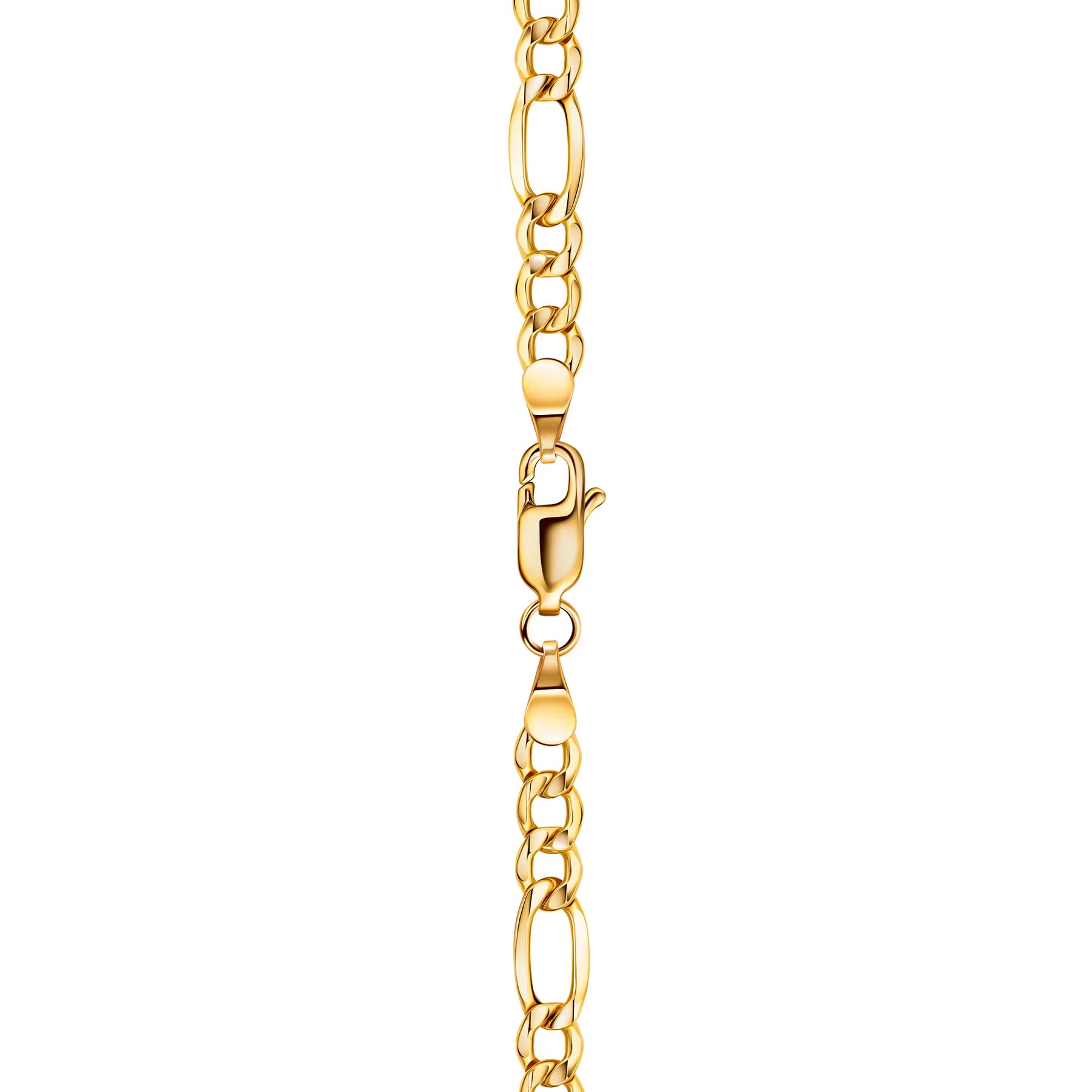 14K Gold Figaro Chain Necklace
