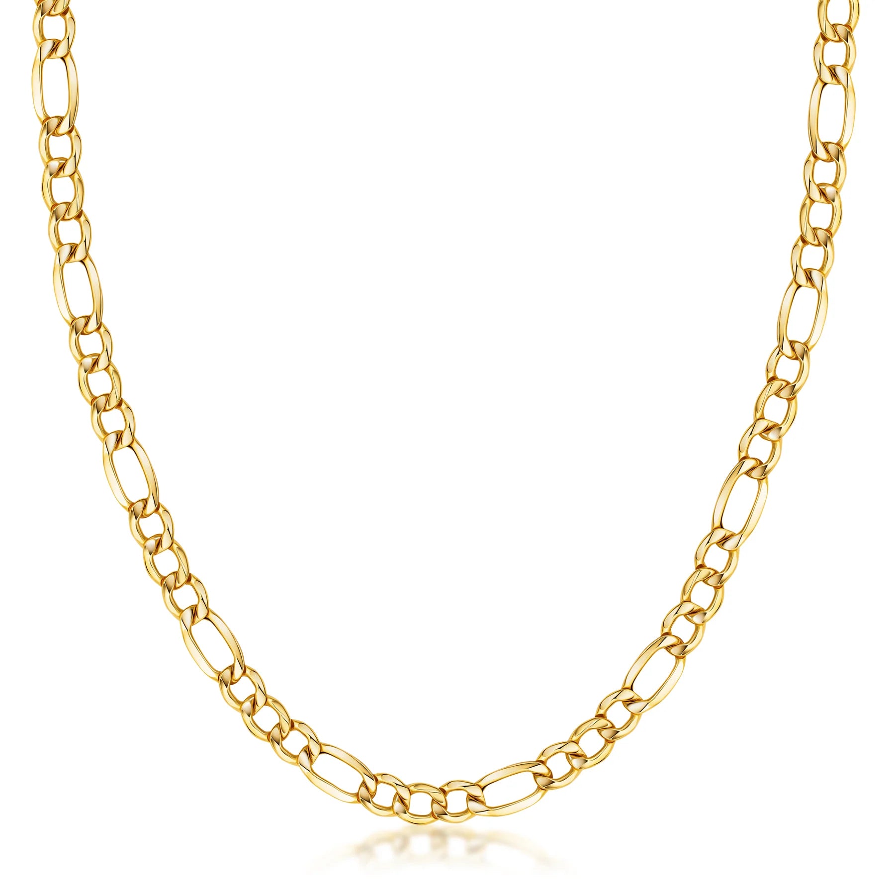 14K Gold Figaro Chain Necklace