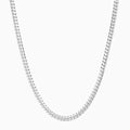 Silver 925 4MM Miami Cuban Chain Necklace