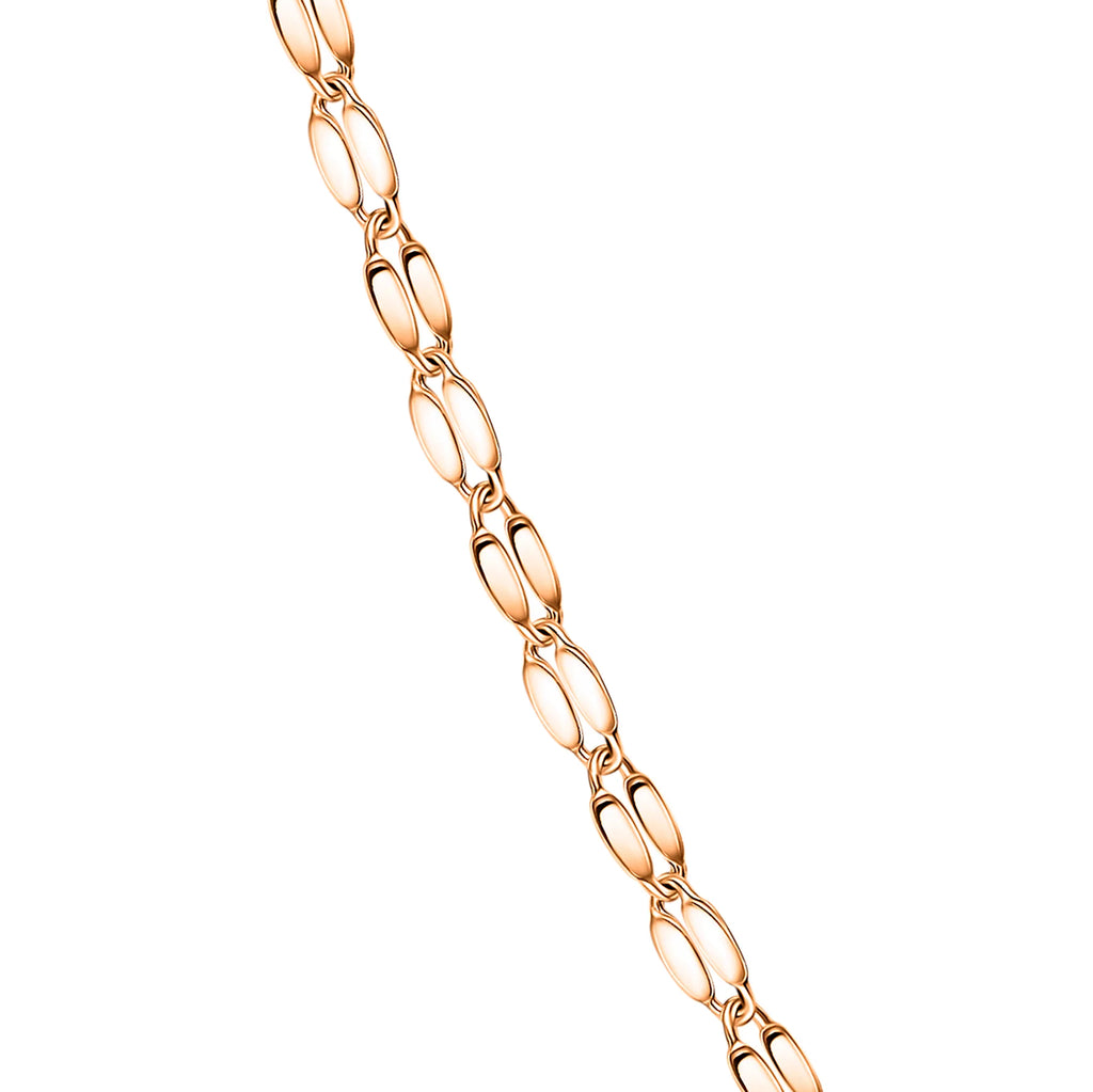14K Gold Mirror Chain Necklace